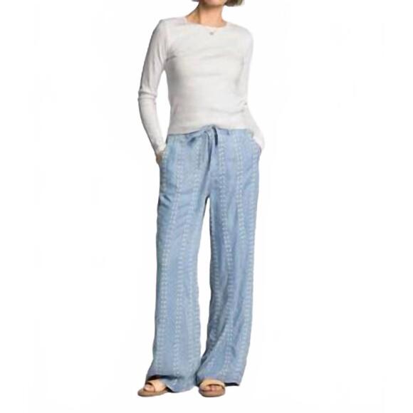 THREAD & SUPPLY Pants - NEW THREAD & SUPPLY natalia wide fit pants in blue